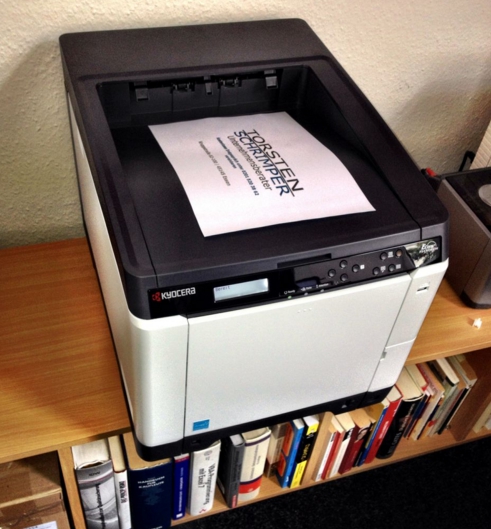 Neuer Drucker