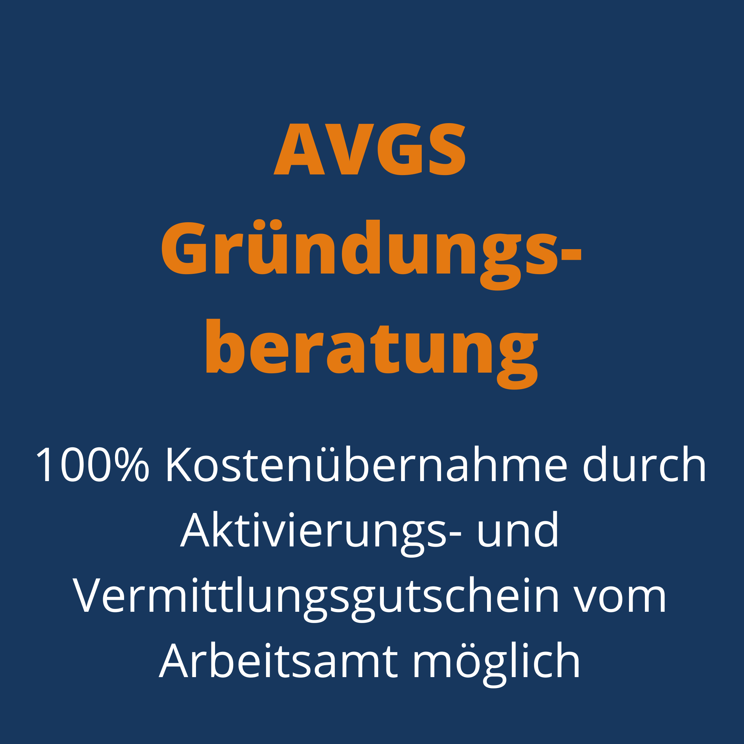 Businessplan erstellen mit AVGS