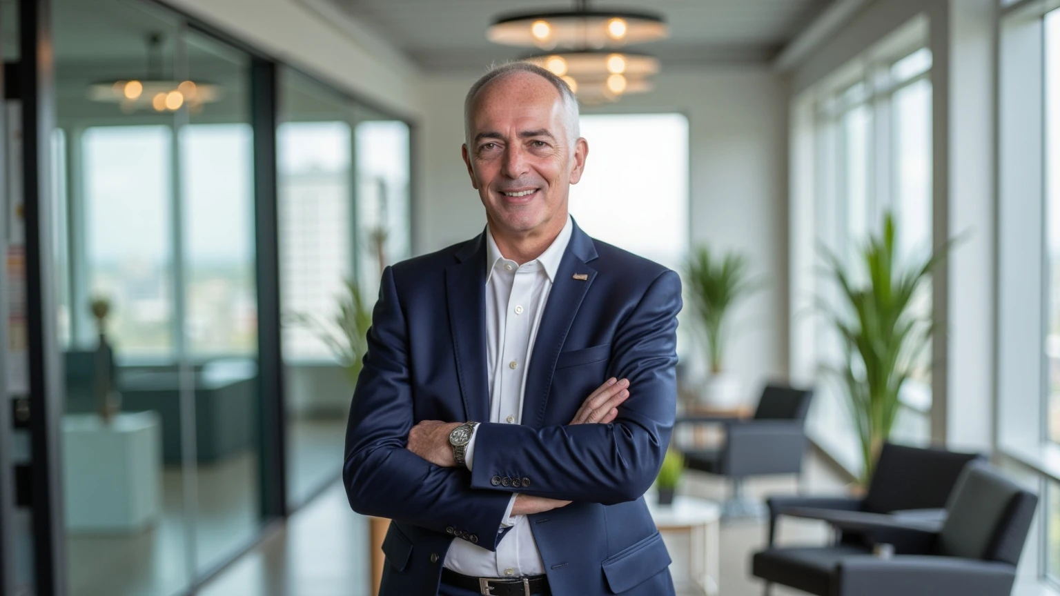 Unternehmensberater Torsten Schrimper bei der strategischen Planung